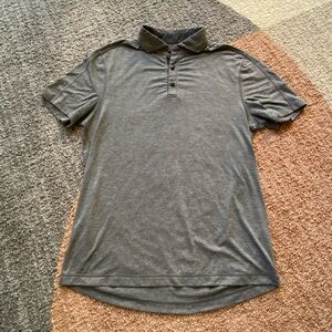 Lululemon Evolution Polo Large Heathered Grey
